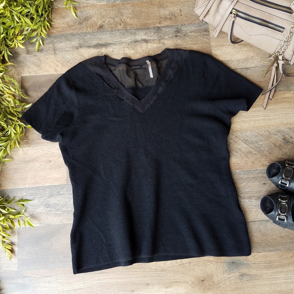 • Elie Tahari • Merino Wool Sweater Top